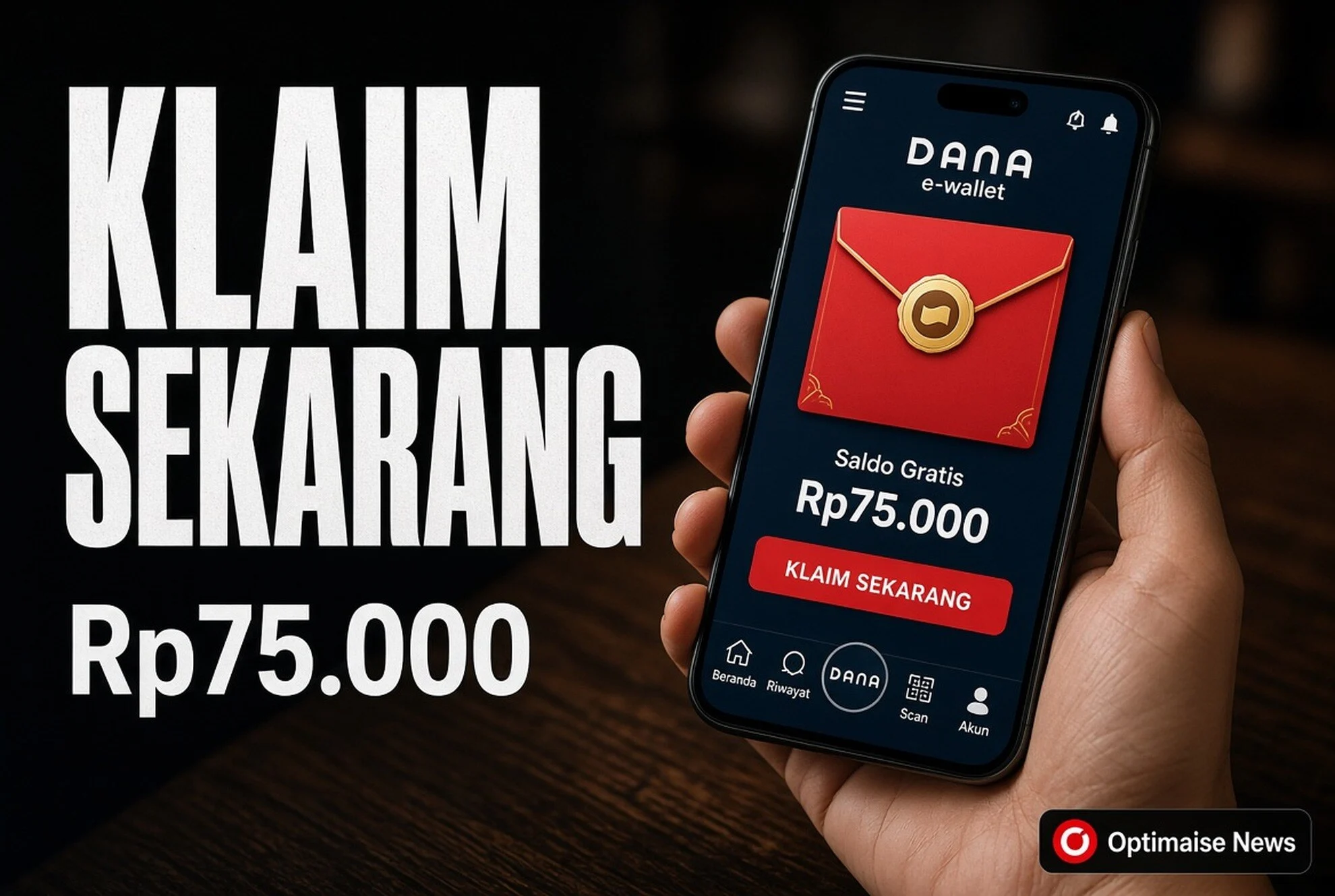 Klaim Sekarang & Saldo DANA Gratis Rp75.000