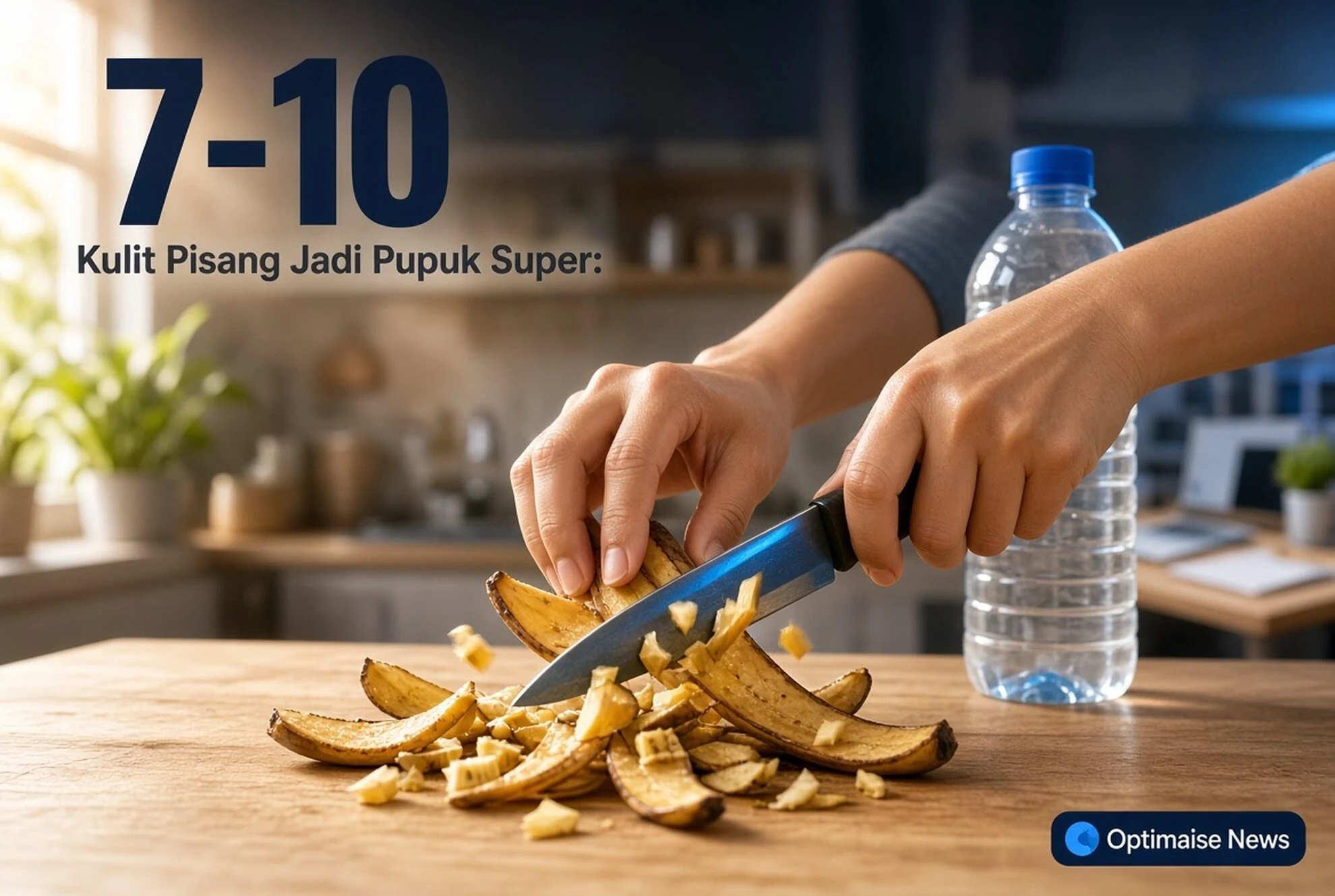 Kulit Pisang Jadi Pupuk Super: Cair 7-10 Hari hingga Bubuk Kering