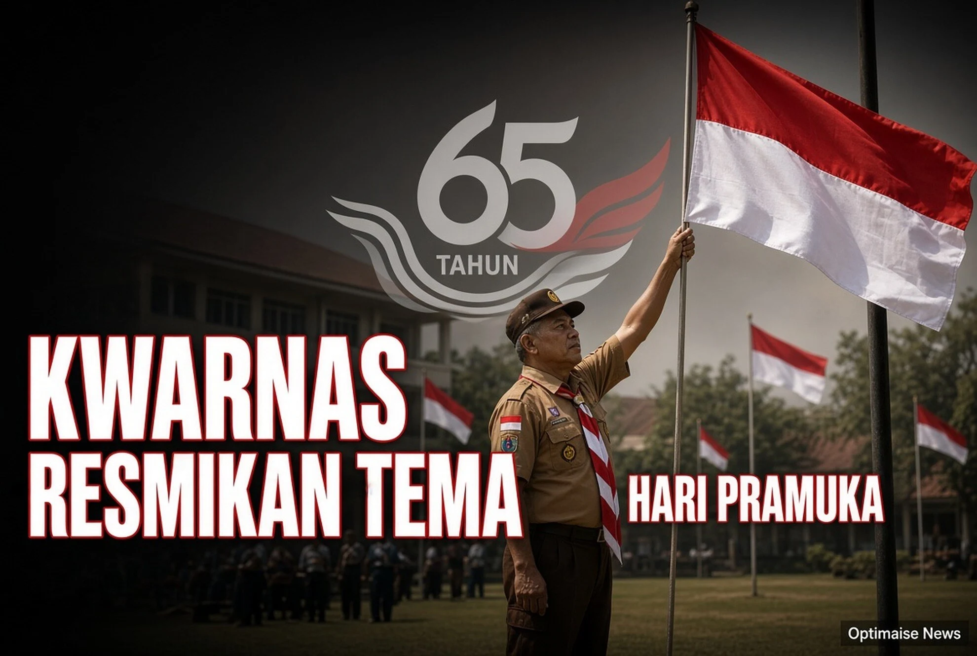 Kwarnas Resmikan Tema Hari Pramuka 2026 Dukung Swasembada Pangan ke-65