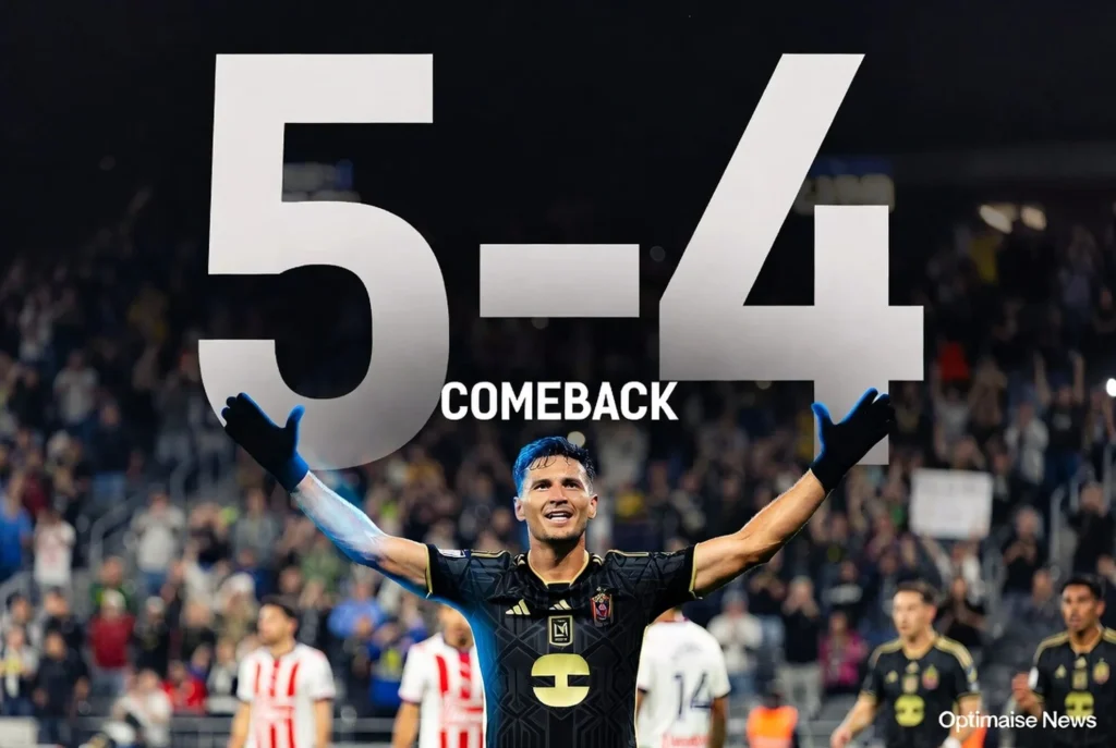 LAFC vs Guadalajara Raih Dua Poin Usai Tumbangkan Chivas 5-4 di 5-4