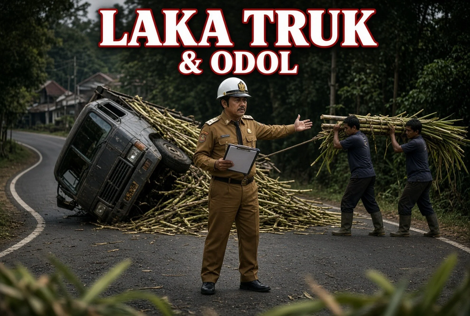 Laka Truk & ODOL Picu Kerugian Rp1,17 Miliar
