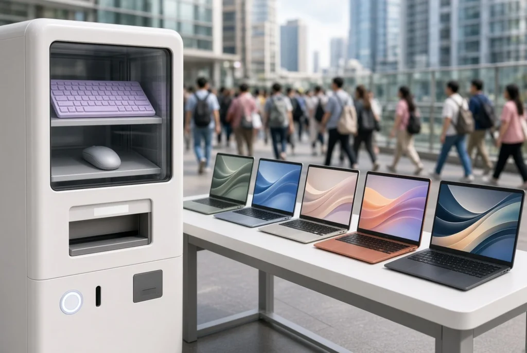 Vending Machine Aksesori dan Cara Ikut Undian Hadiah Bulanan