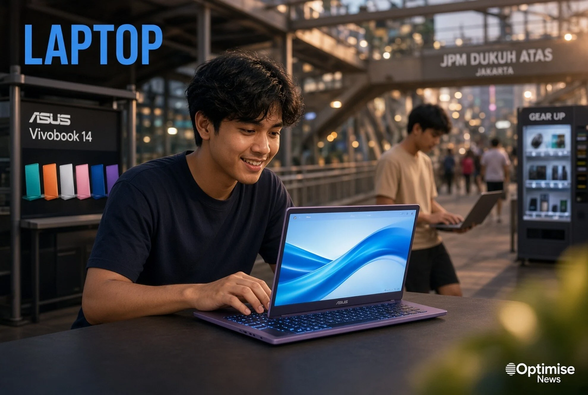Laptop Booth ASUS Pick Your Vibe JPM Dukuh Atas: Coba Vivobook 14 +
