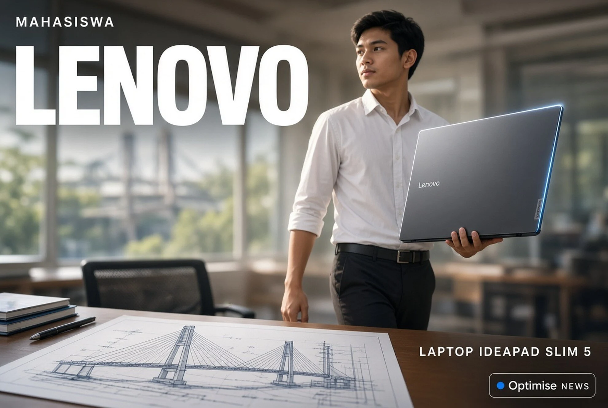 Laptop Lenovo IdeaPad Slim 5 Andal Mahasiswa Teknik Sipil Awal