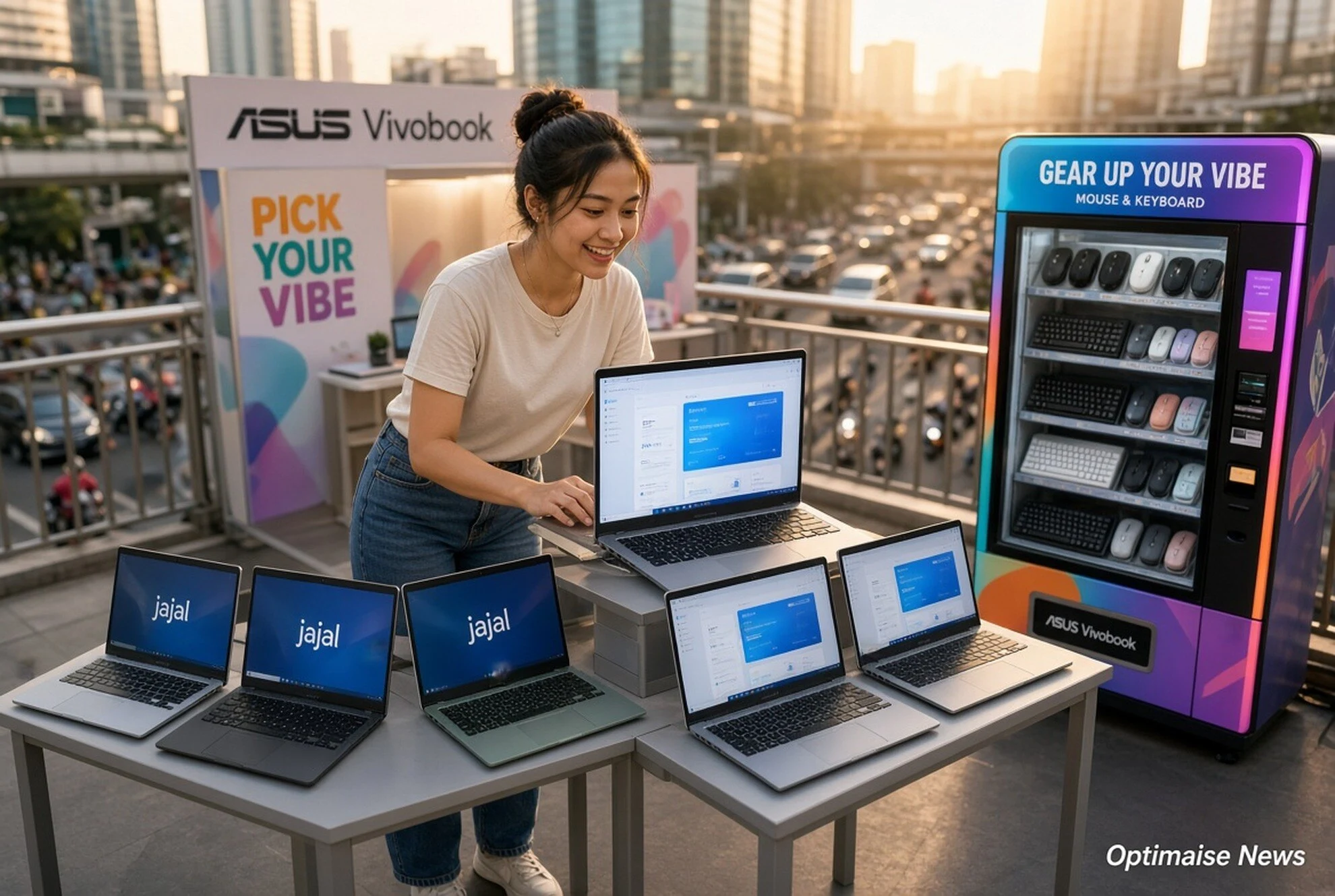 Laptop Vivobook ASUS Dijajal di JPM