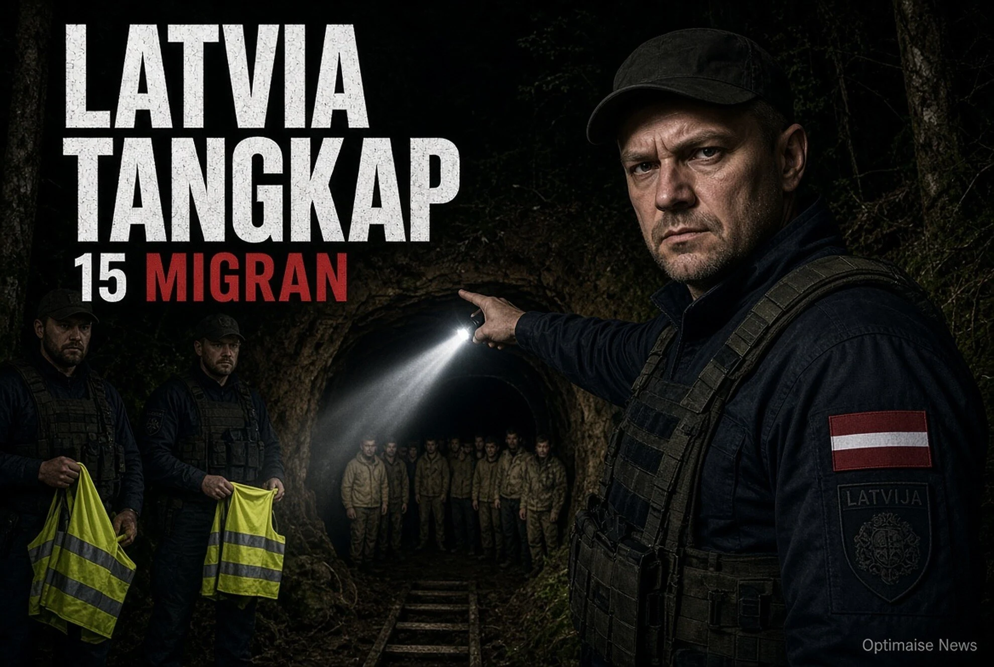 Latvia Tangkap 15 Migran di Terowongan Perdana Augsdaugava