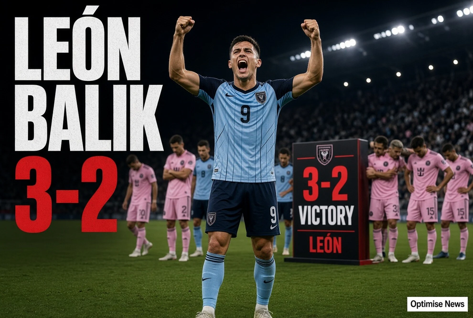 León Balik 3-2 vs Inter Miami: Arcila Dobel, Messi Cadangan Gagal
