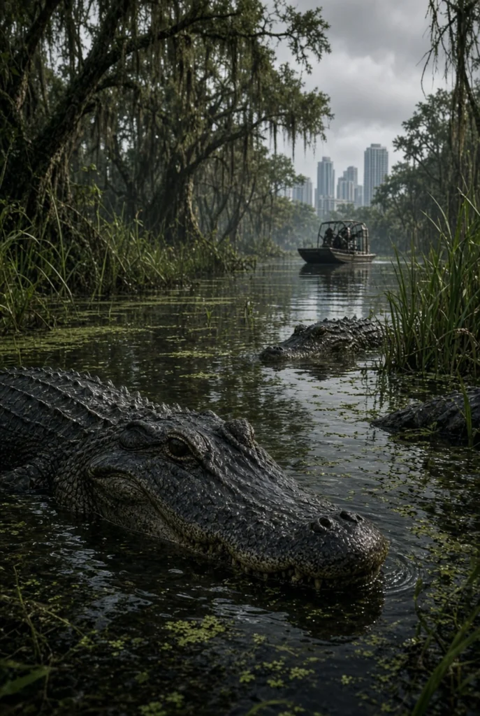 Everglades dan Habitat Aligator di Leonida