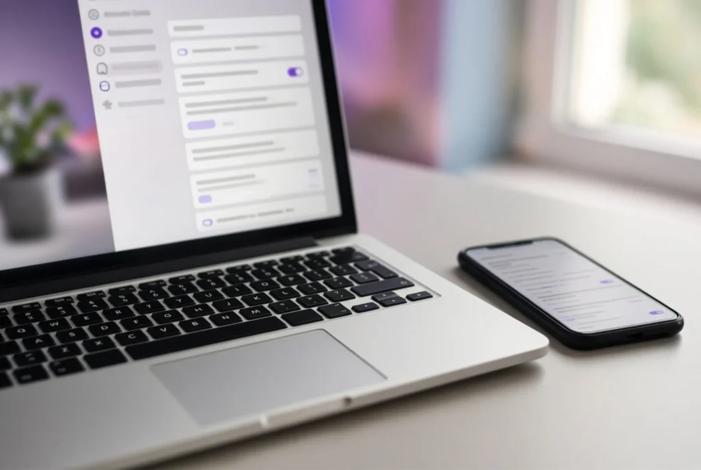 Langkah sementara di laptop: akun hilang dari pencarian tapi data aman