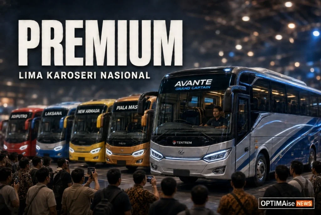 Lima Karoseri Nasional Pamer Bus Premium