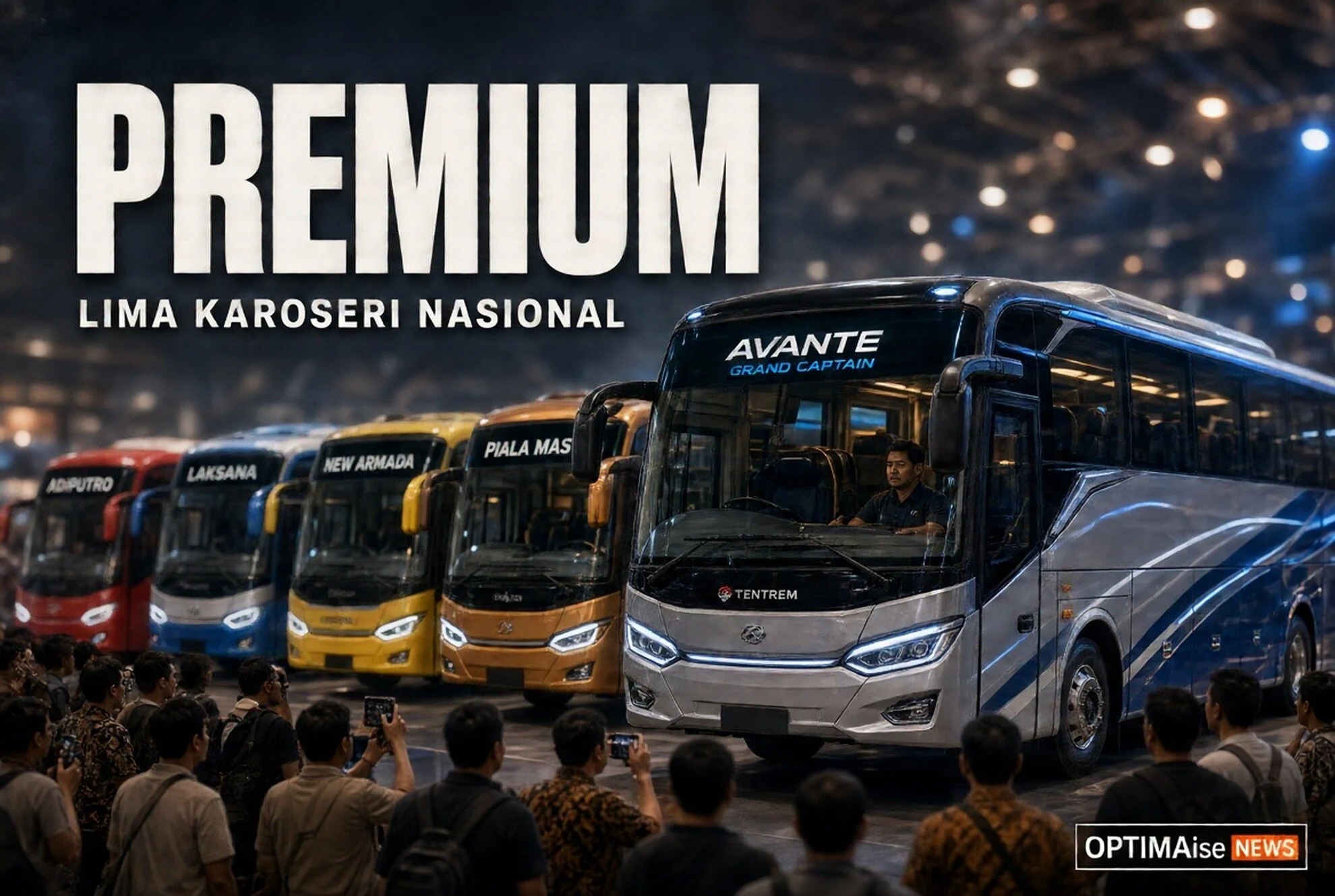 Lima Karoseri Nasional Pamer Bus Premium