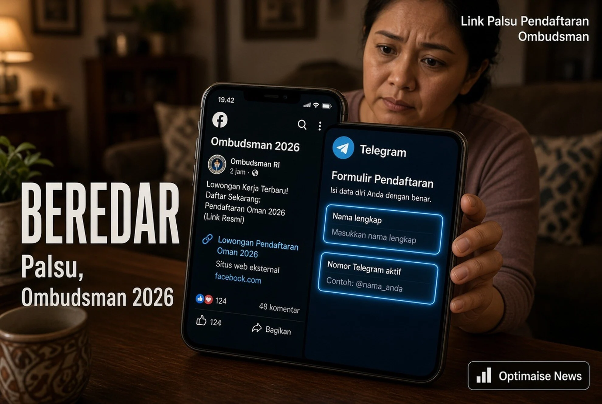 Link Palsu Pendaftaran Ombudsman 2026 Beredar