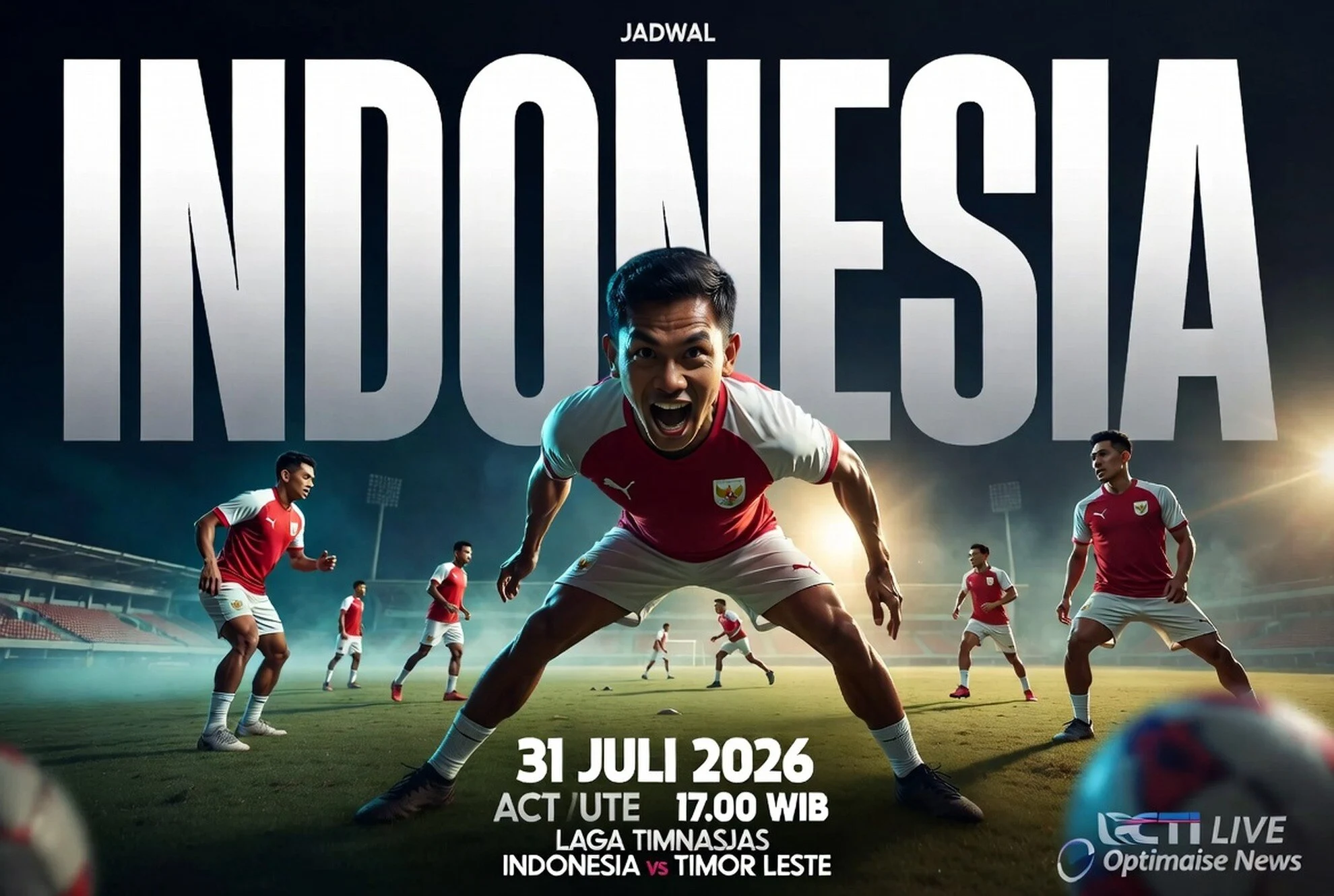 Link Streaming Vision+ Link Live Streaming Timor Leste vs Indonesia