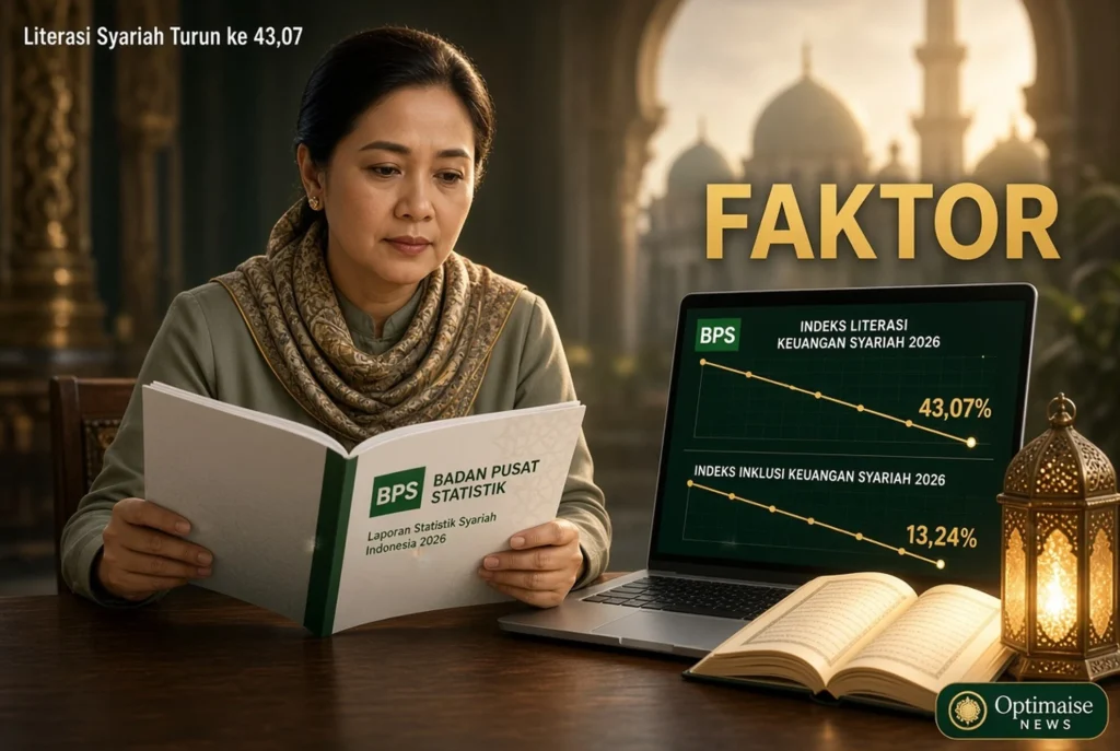 Literasi Syariah Turun ke 43,07 Persen di 2026, BPS Klaim Faktor