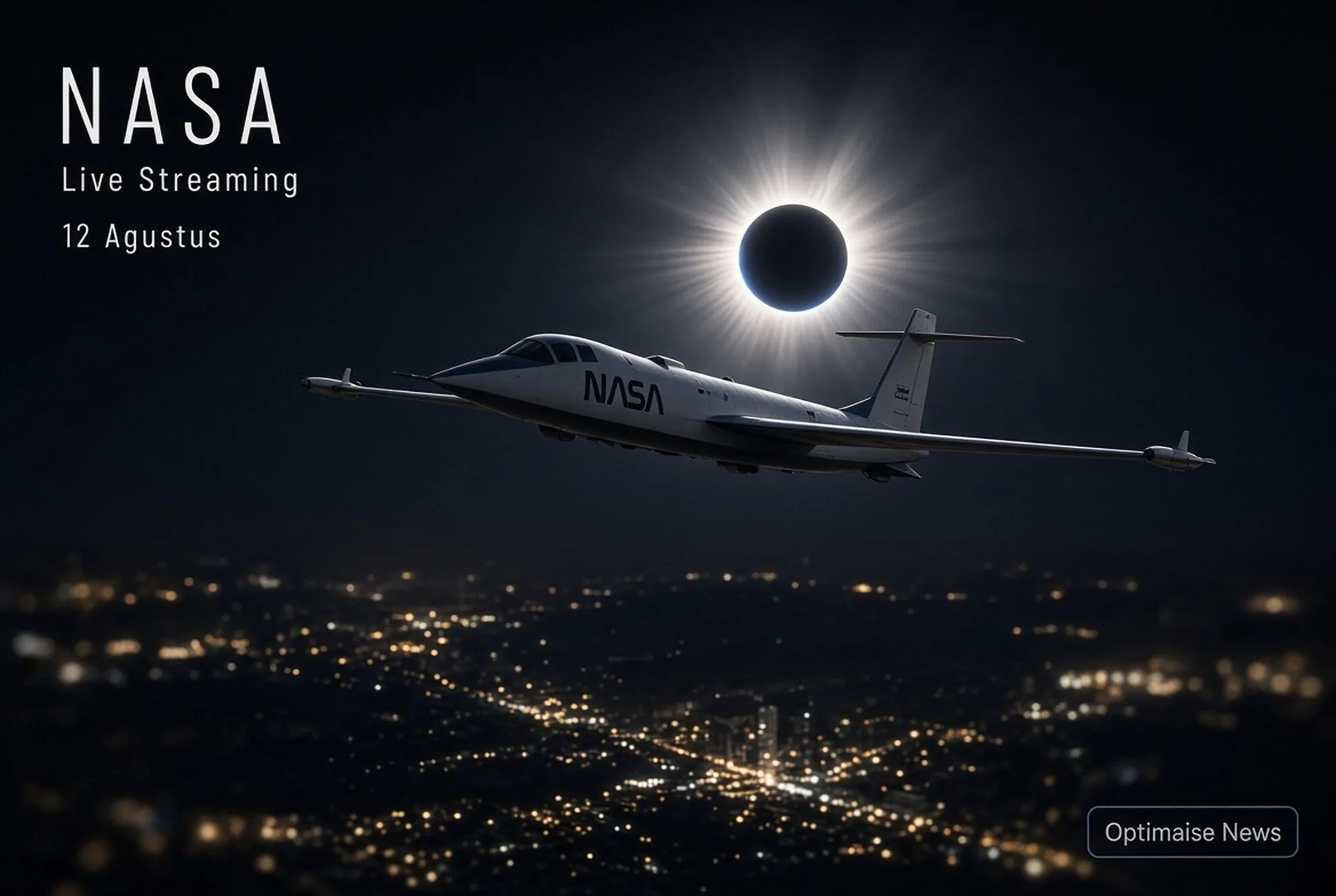 Live Streaming GMT 12 Agustus 2026: Mulai 00.15 WIB via NASA