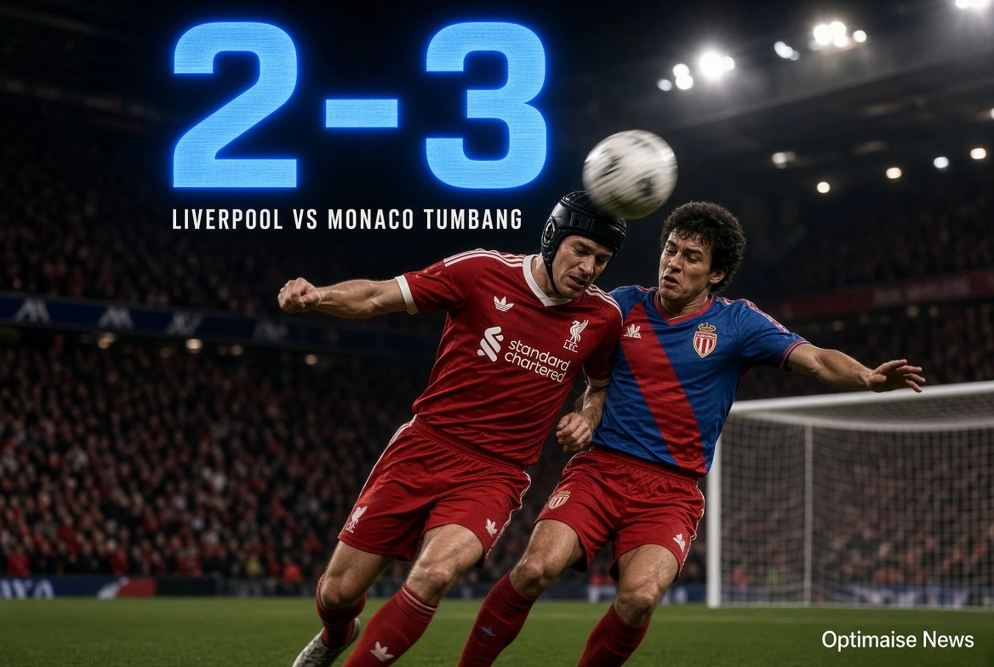 Liverpool vs Monaco Tumbang 2-3 di Pramusim Anfield
