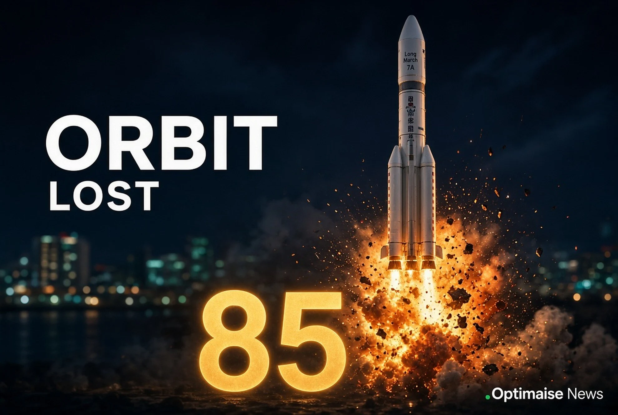 Long March 7A Hancur 85 Detik, ChinaSat-4B Gagal Orbit
