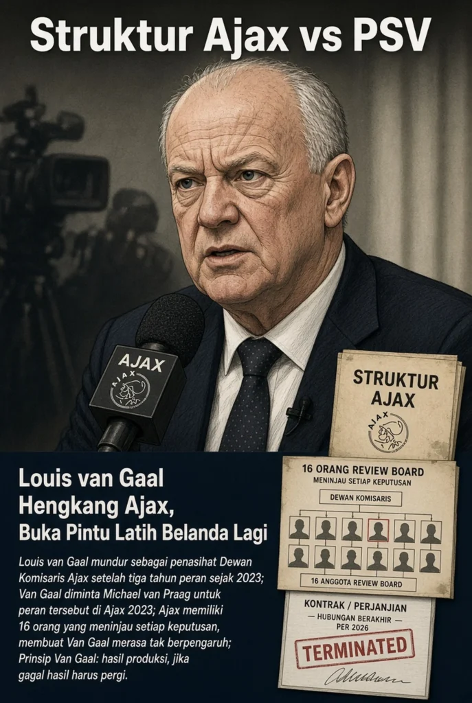 Analisis kerumitan struktur Ajax vs model efisien PSV
