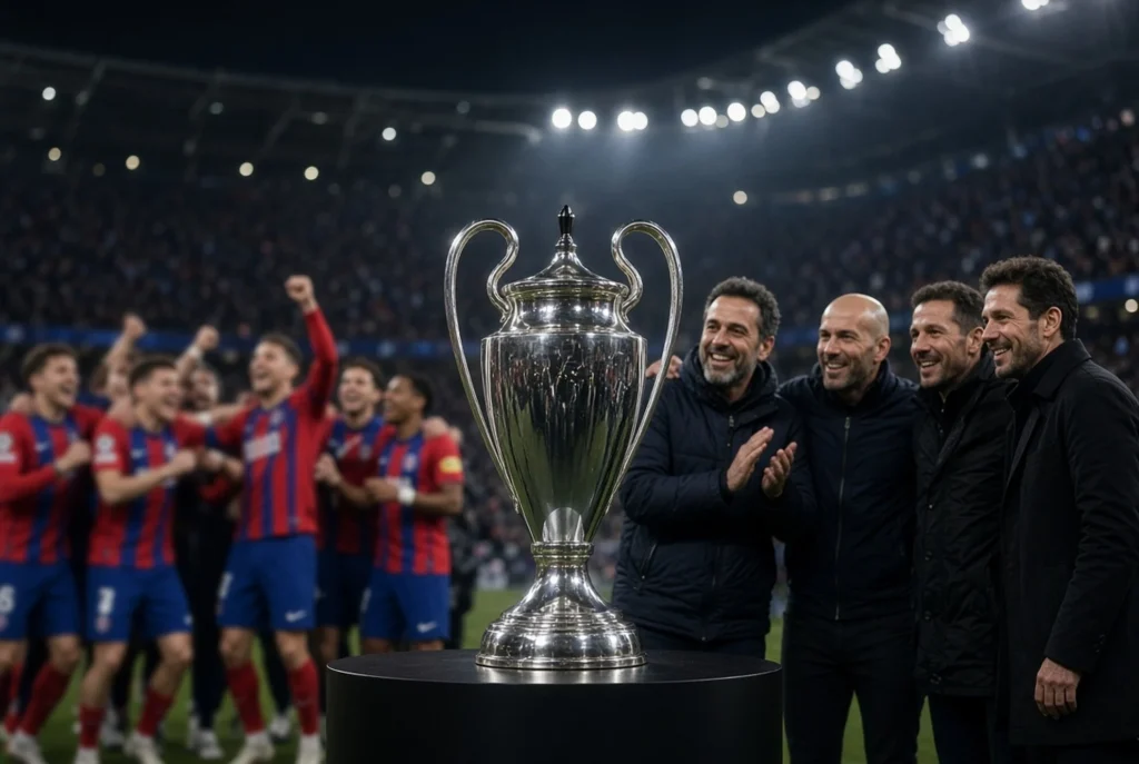 Enrique Ungguli Zidane dan Simeone dengan Gelar Ketiganya