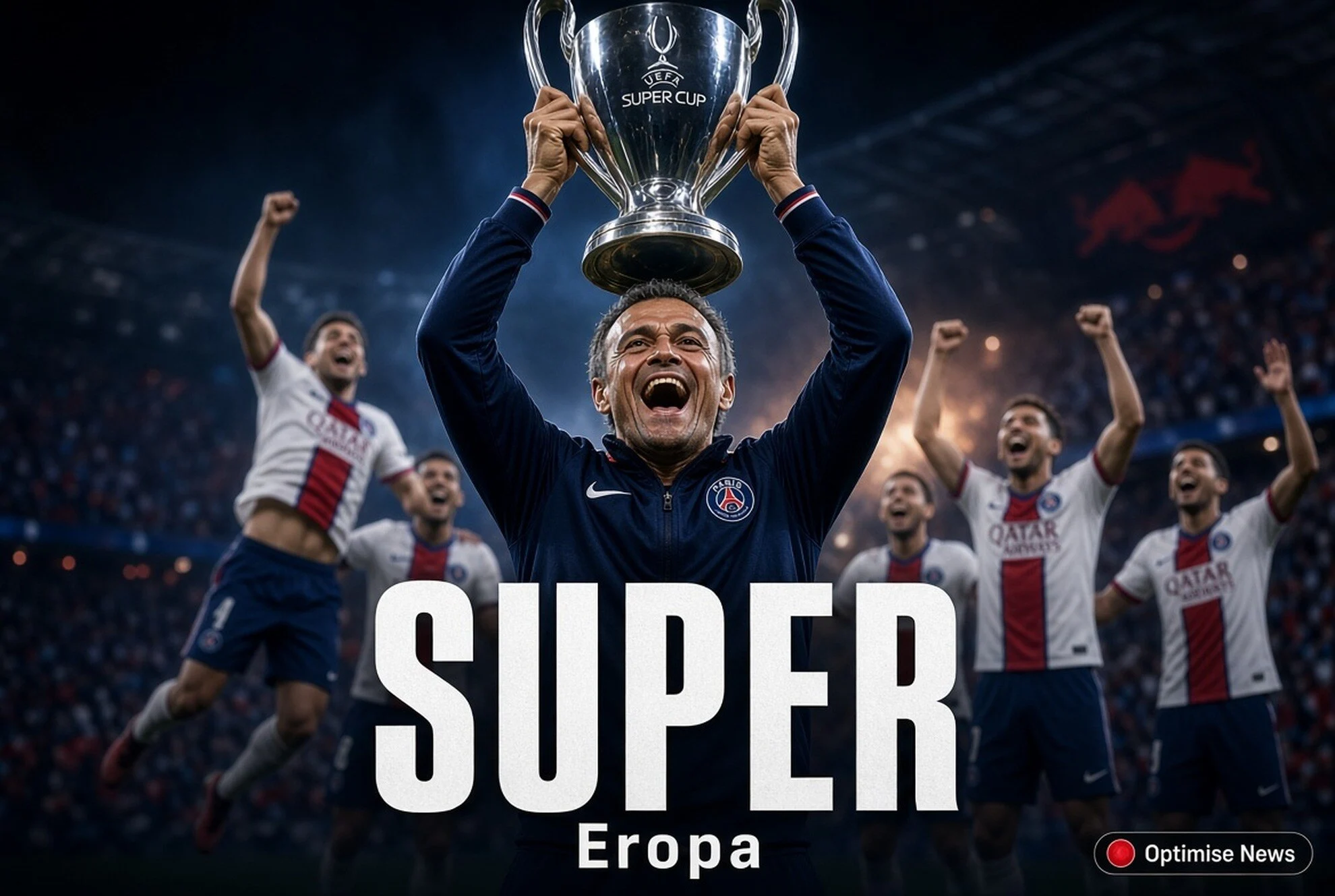 Luis Enrique Ungguli Zidane Simeone: PSG Raaih 3 Gelar Piala Super