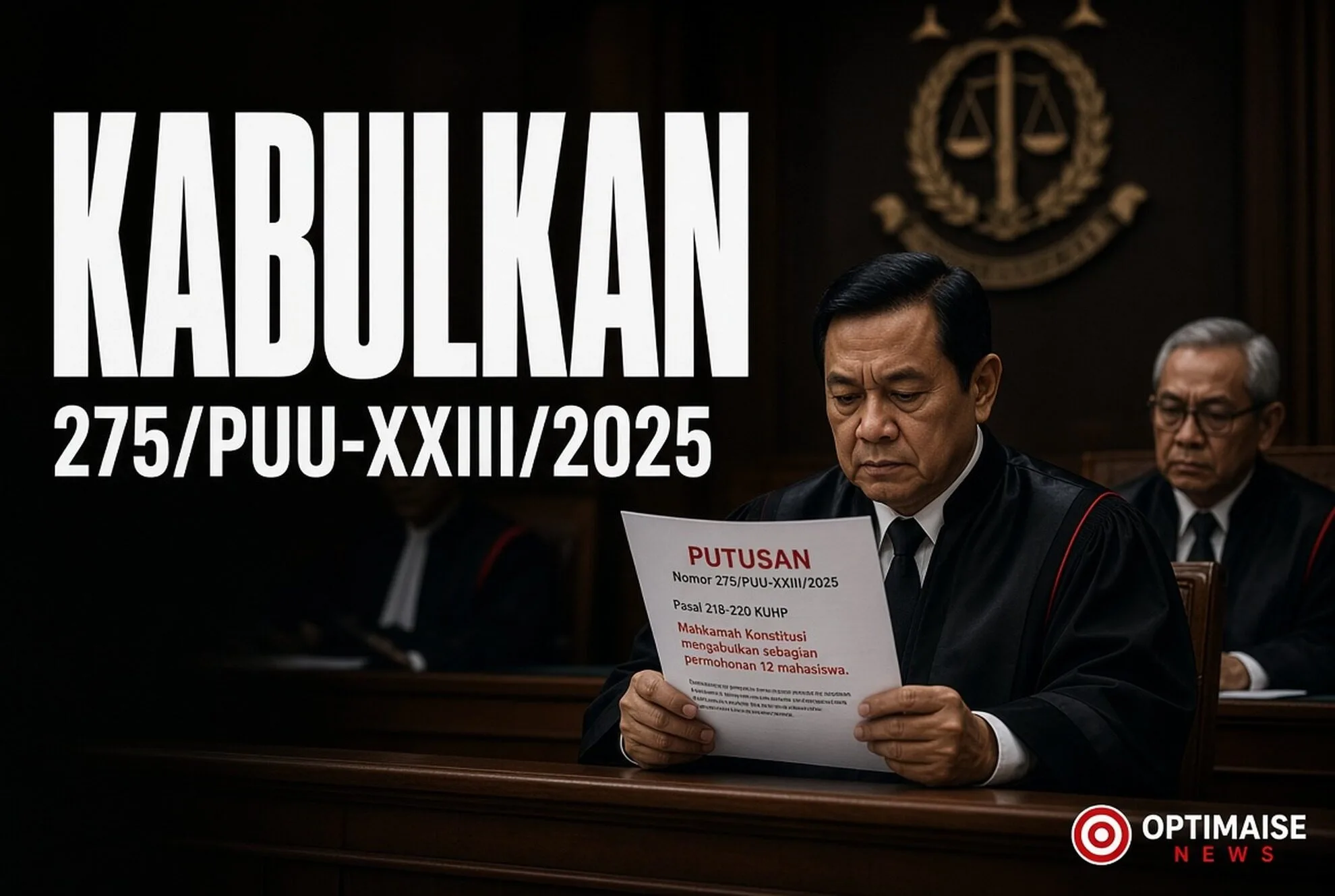 MK Kabulkan 12 Mahasiswa, Penghinaan Presiden Jadi Aduan Istana