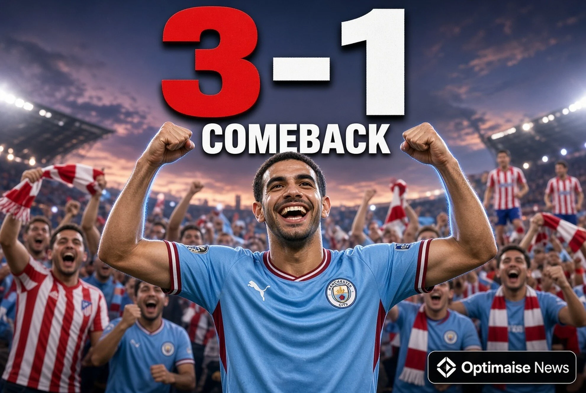 Man City vs Atlético Madrid 3-1: Dobel Marmoush 2 Menit 3-1