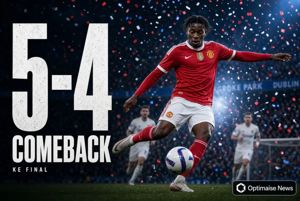 Man Utd vs Leeds Ditutup 5-4 usai Mee dan Mazraoui Menentukan 5-4