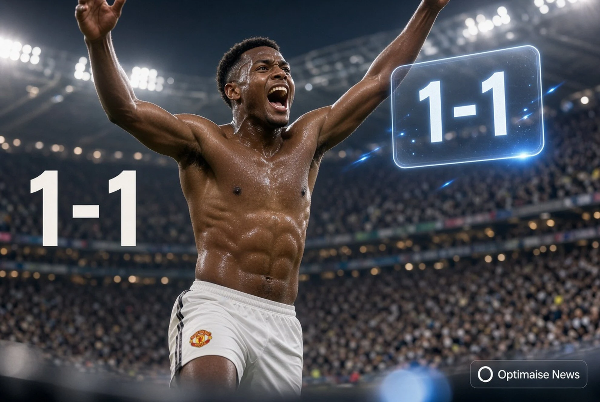 Man Utd vs Leeds Imbang 1-1, Mazraoui Kunci Trofi 5-4