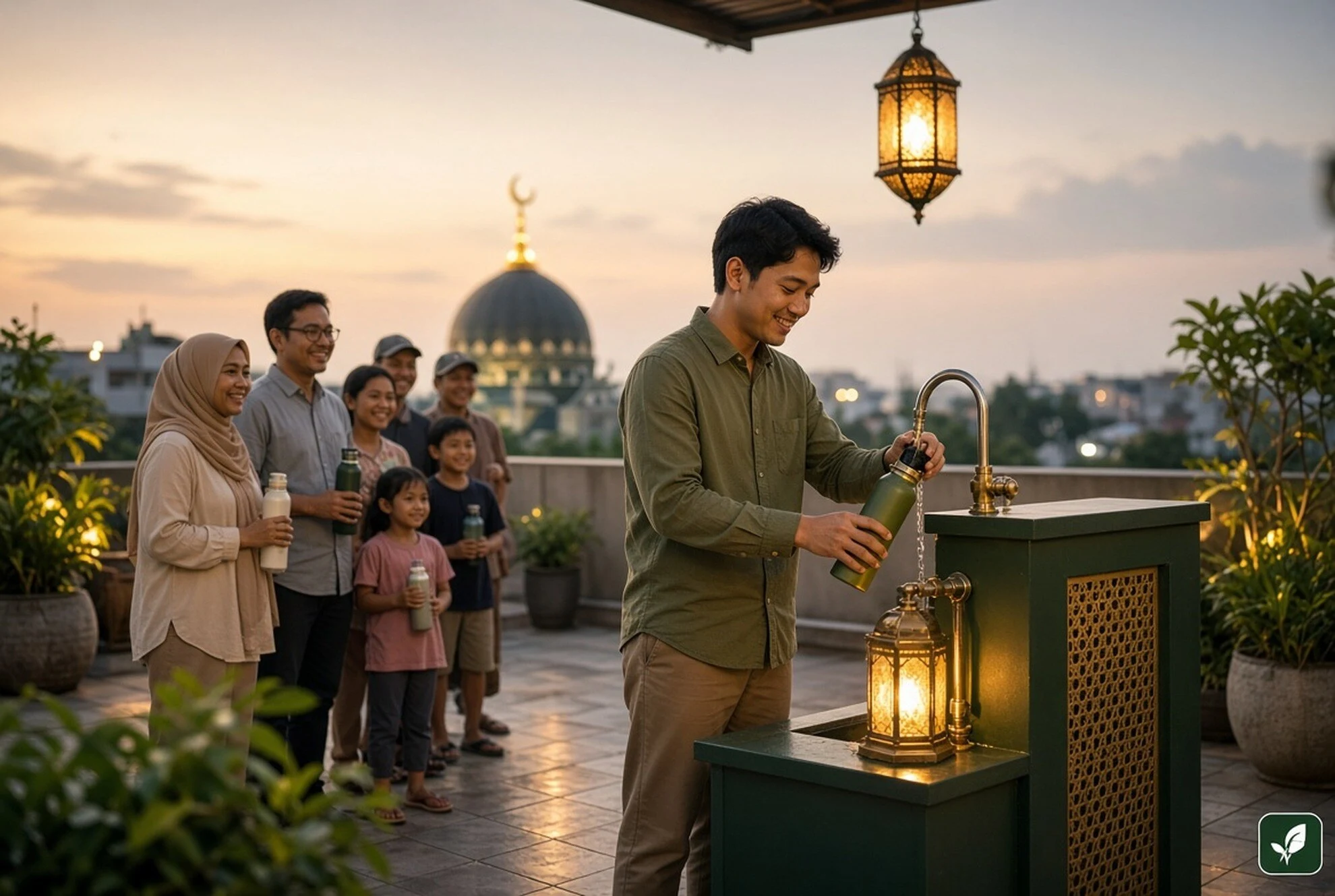 Masjid At-Taqwa Tawarkan 100 Galon Air Wakaf Gratis Bisa
