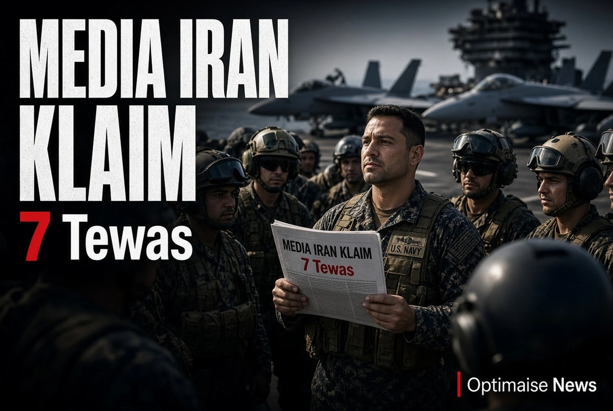 Media Iran Klaim 7 Tewas di Kapal Induk Lincoln
