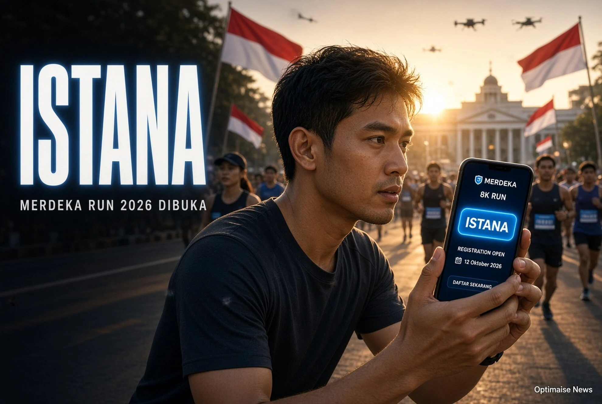 Merdeka Run 2026 Dibuka, Siap Lari 8K Rayakan HUT 81 dari Istana