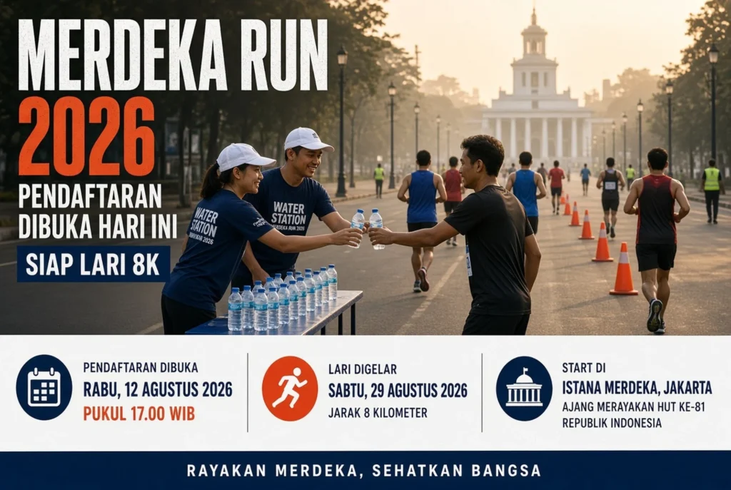 Hari H di Istana Merdeka: jarak, start subuh, limit 120 menit