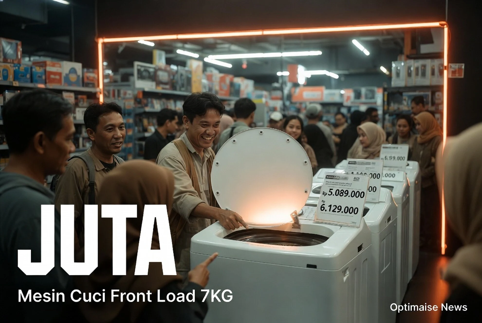 Mesin Cuci Front Load 7KG Transmart Dibanderol Mulai Rp4,07 Juta
