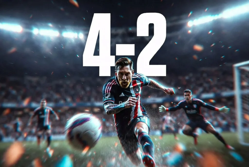 Messi Cetak Dua Gol, Inter Miami Menang 4-2 atas Atlético San Luis