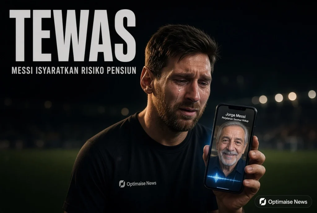 Messi Isyaratkan Risiko Pensiun di Pesan Duka Video Ayah yang Tewas