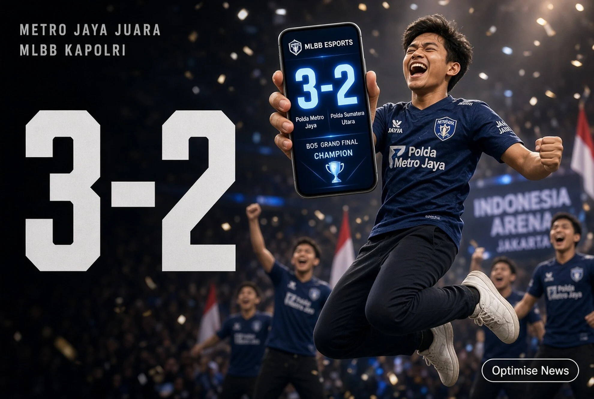 Metro Jaya Juara MLBB Kapolri Cup 2026 Usai Tekuk Sumut 3-2
