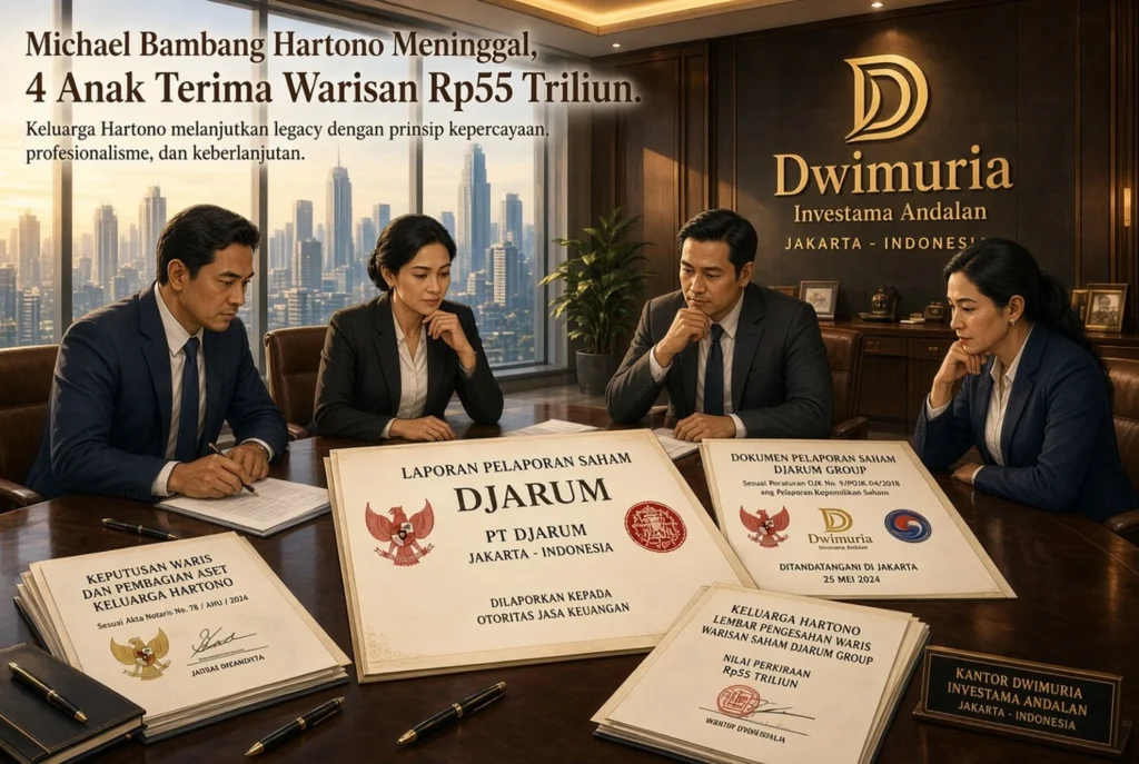 Transformasi Keluarga dari Meninggal ke CEO Baru di Djarum