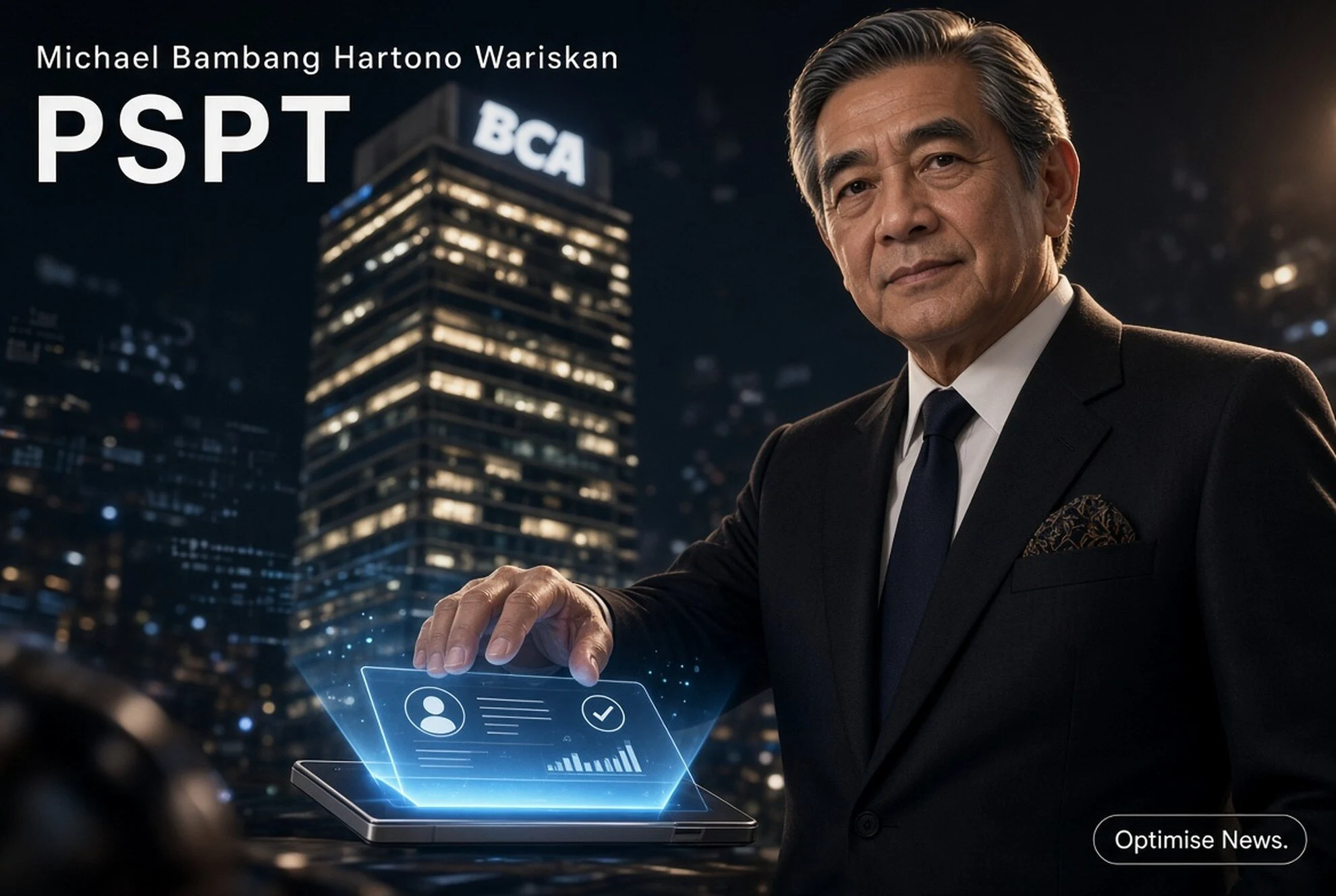 Michael Bambang Hartono Wariskan Rp52,3 T, Robert Jadi PSPT BCA