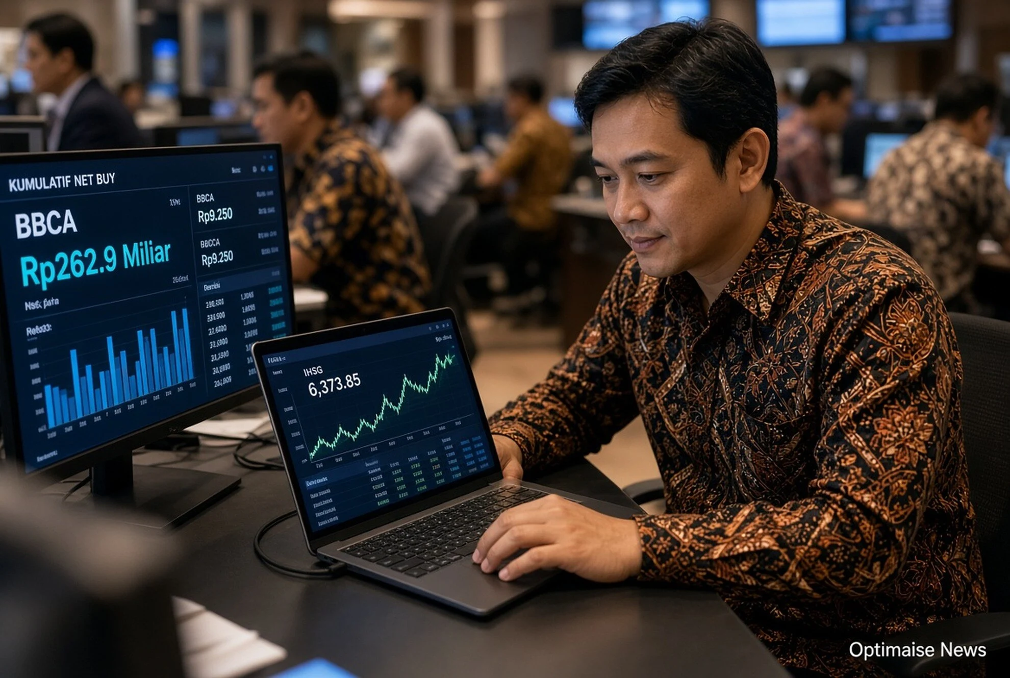 Miliar Jelang Pengumuman & MSCI Saham Rp725 Miliar