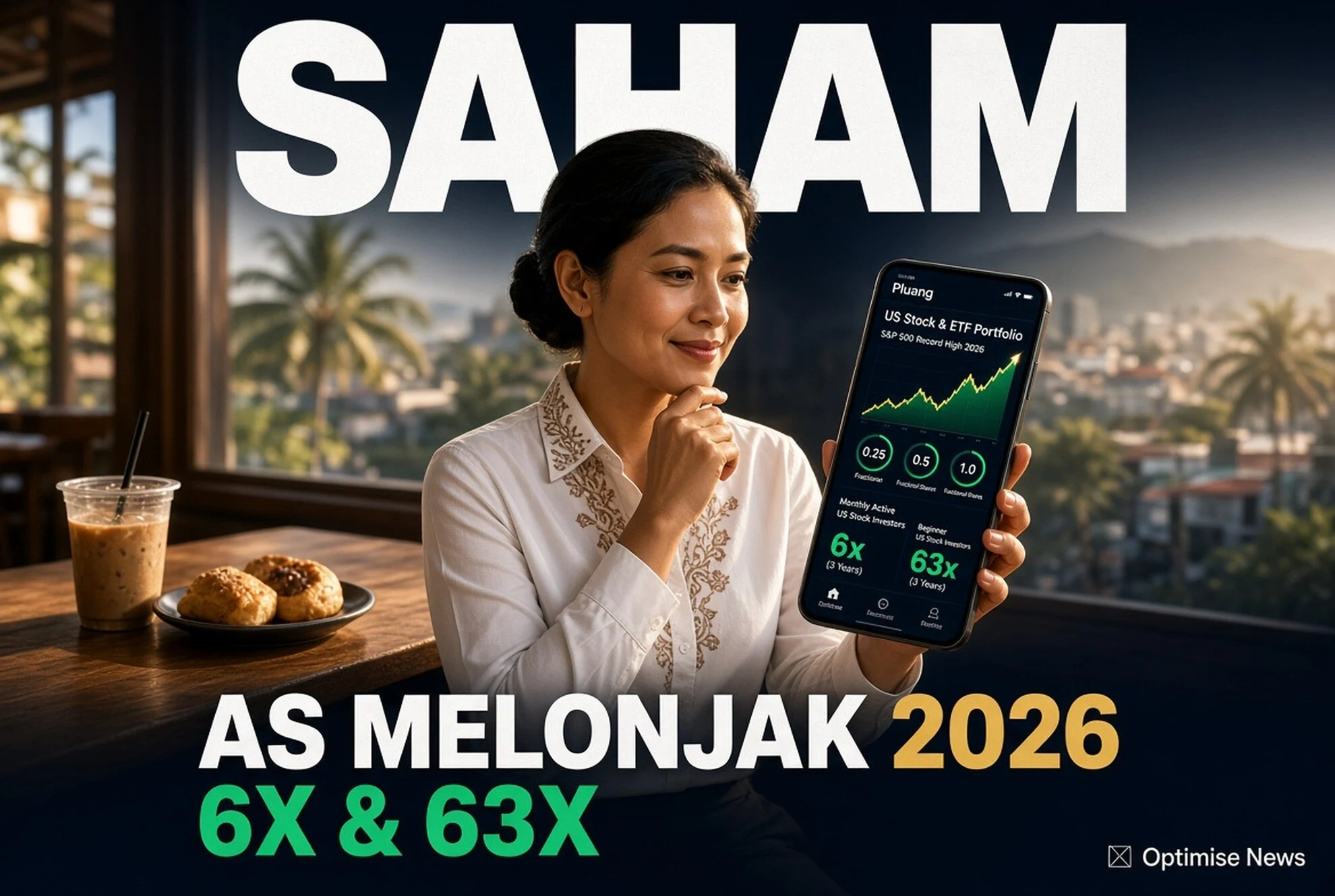 Minat Saham AS Melonjak 2026, Investor Pemula Pluang Naik 63 Kali