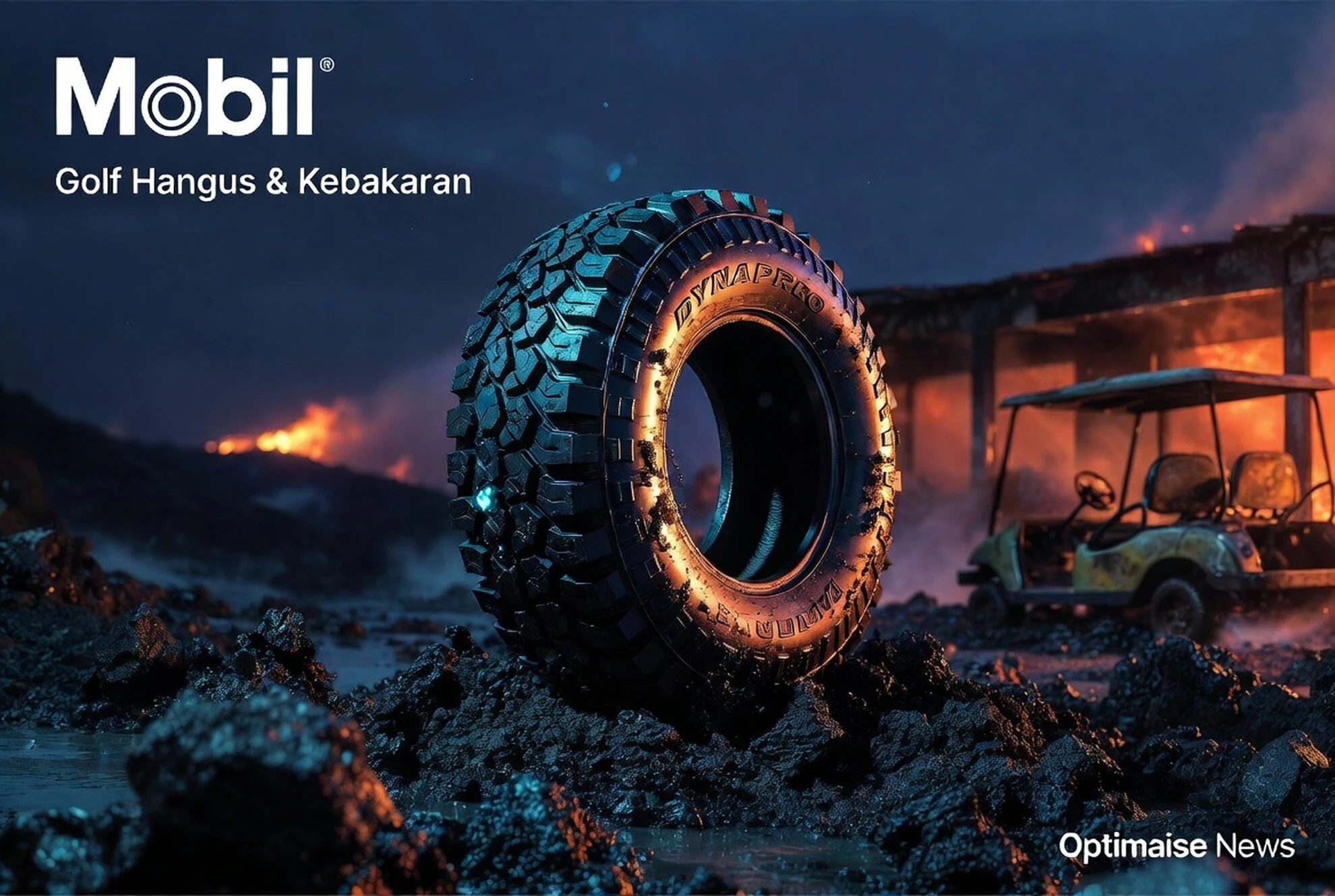 Mobil Golf Hangus & Kebakaran Gedung Tiga Rp500 Juta