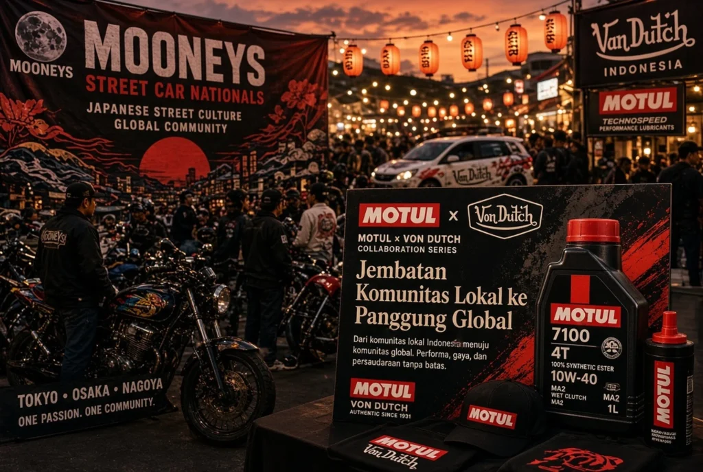 Booth di MOONEYES Odaiba Bawa Karya Indonesia