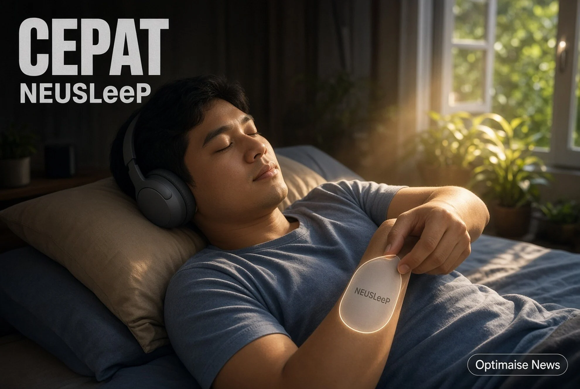 NEUSLeeP Patch Tingkatkan Tidur REM 43 Menit Lebih Cepat Tanpa Obat