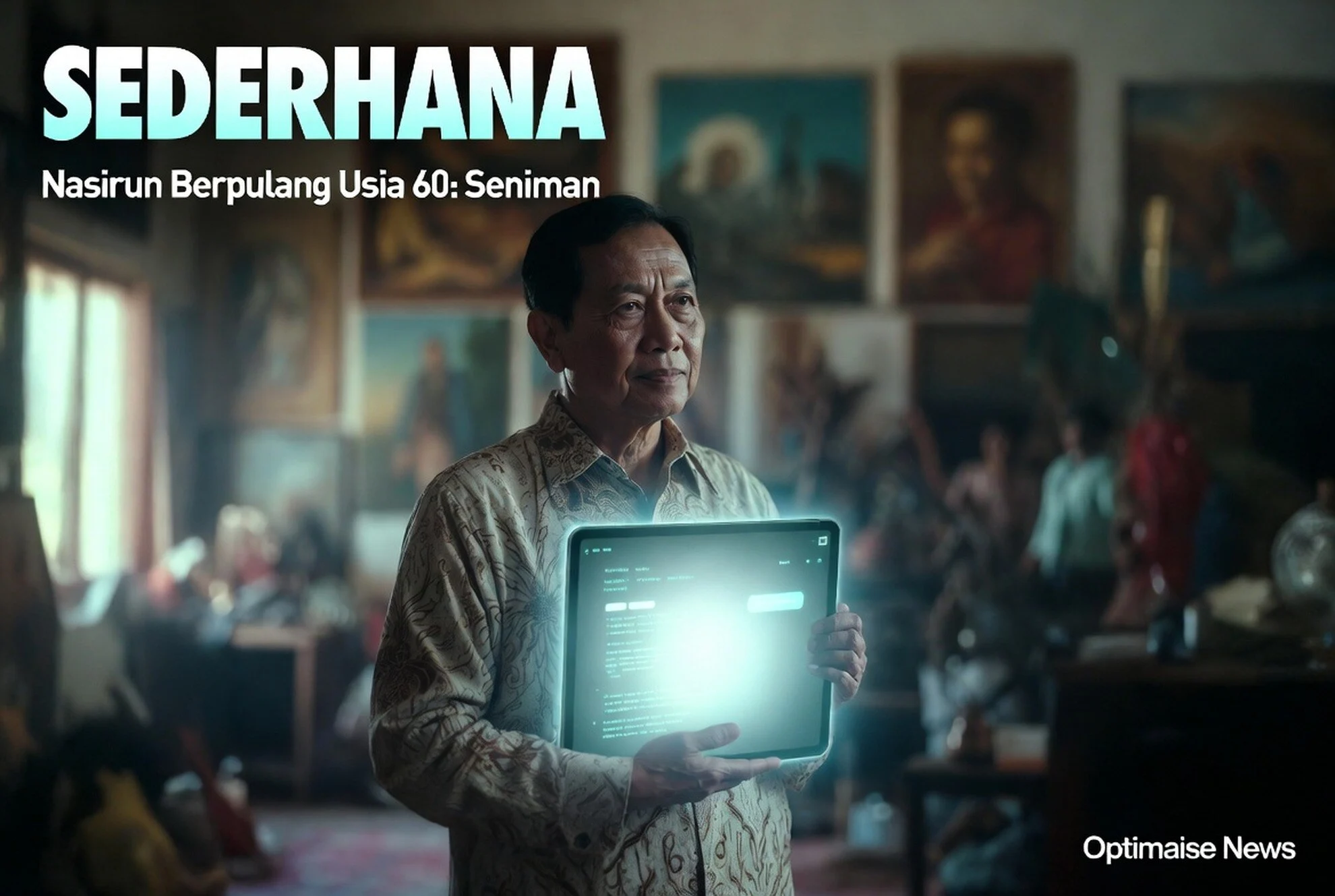 Nasirun Berpulang Usia 60: Seniman Miliuner Tanpa HP yang Sederhana
