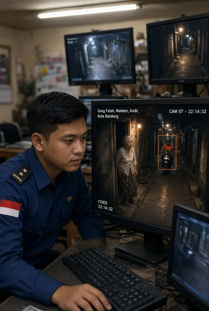 Ciri Pelaku Tunggal dari CCTV dan Upaya Pengejaran Warga