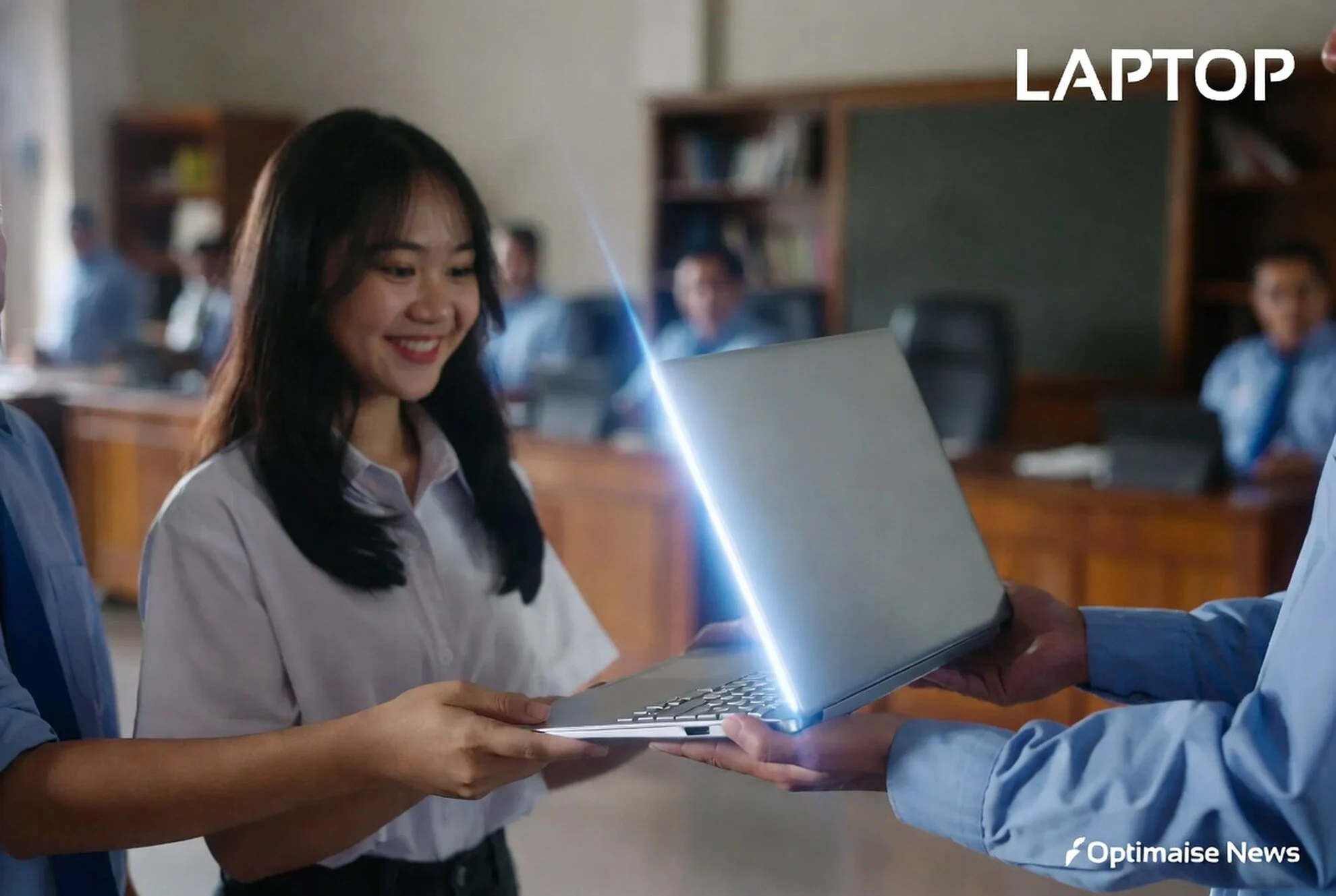 Nenik Agung Dapat Laptop dari Undana Usai Viral Naik Pohon