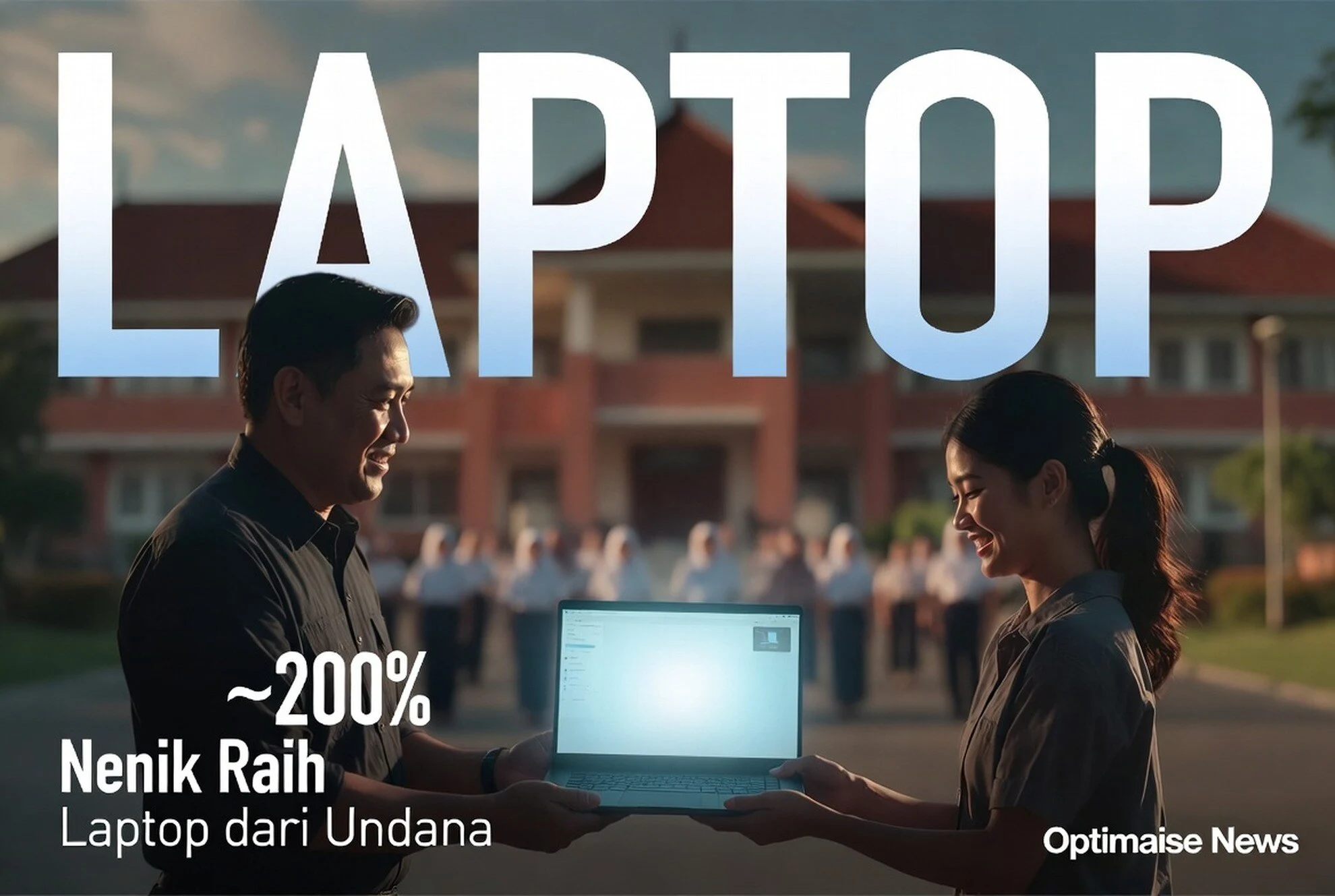 Nenik Raih Laptop dari Undana untuk Kuliah Tanpa Kendala