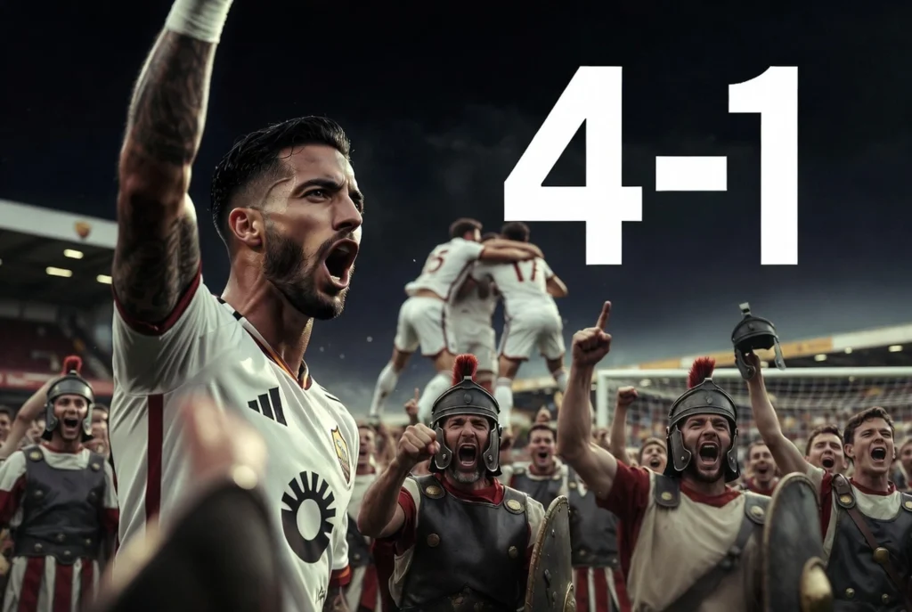 newport vs roma 4-1
