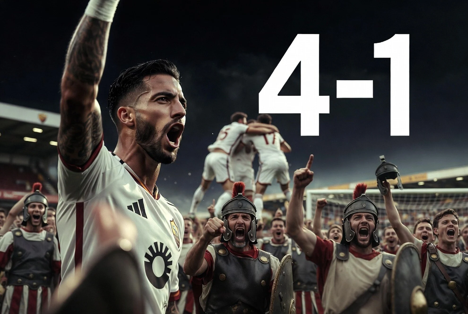 newport vs roma 4-1