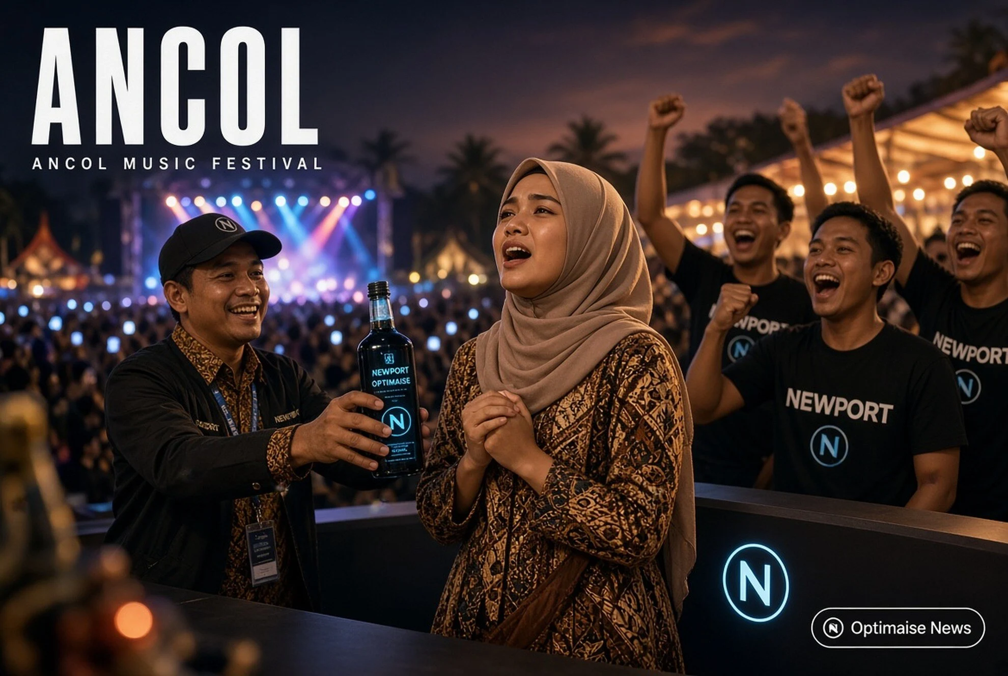Newport Minta Maaf Usai Hafalan Ad-Dhuha di Booth Ancol